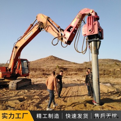 打钢板桩机 液压打桩锤 钢板打桩机